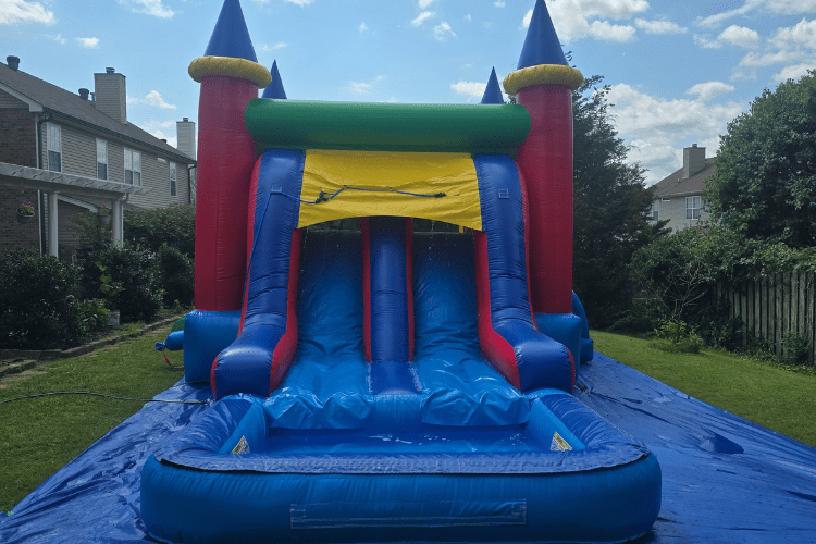 Castle Bounce House With Dual Lane Slide